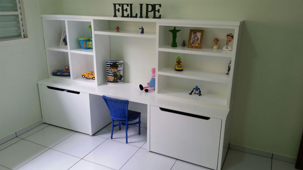 estante infantil planejada